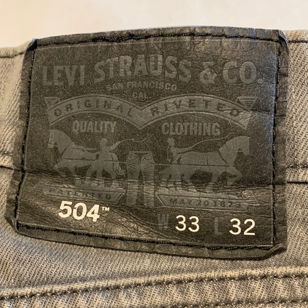 Levi’s 504 Black Label Jeans size 33
